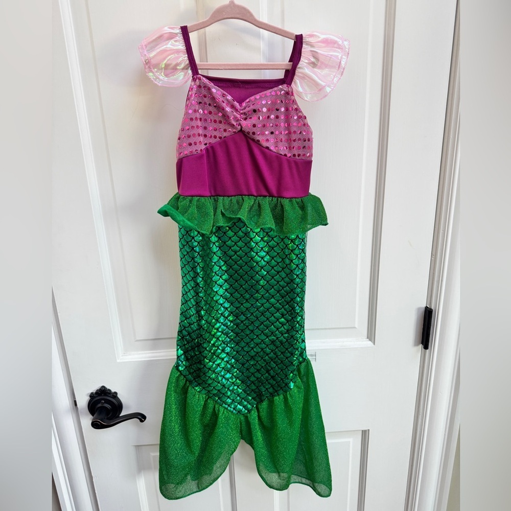 NWOT CUSTOM MADE Girls Size 6 Little Mermaid Ariel Princess Costume Dress Up - Picture 1 of 7